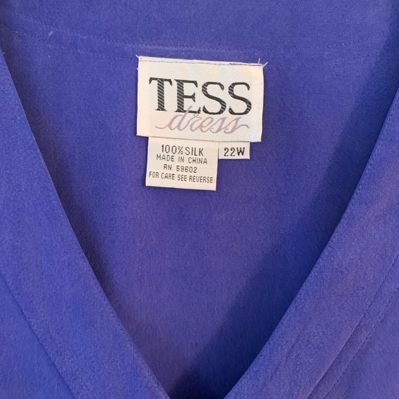 ”TESS” Dress 100%Pure Silk Dress - Picture 4 of 6